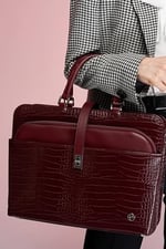 MORCA Kadın Evrak Laptop Çantası Bordo