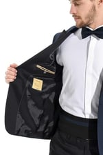 Morven Erkek PARLEMENT Toul Slimfit Jakarlı Smokin