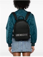 MOSCHINO Bayan Çantası Love Sırt Çantası Suni Deri Siyah