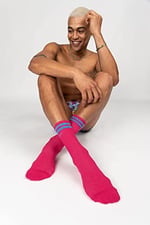 Motley Socks Unisex Nakışlı Uzun Tenis Çorap - Rainbow 5