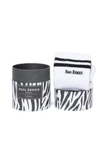 Motley Socks Unisex Nakışlı Uzun Tenis Çorap - Zebra