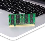 motoeagle 4GB (2x2GB) PC2 5300 SODIMM RAM DDR2 667MHz 2Rx8 2GB DDR2 5300s PC2 666MHz Bellek 200-Pin CL5 1,8V Not Defteri iMac, mac Mini, MacBook, MacBook Pro, Intel için