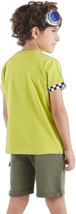 Motosiklet Turu Erkek Çocuk T-Shirt Şort Takım