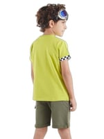 Motosiklet Turu Erkek Çocuk T-Shirt Şort Takım