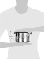 Motta 8250/00 kahve makinesi aksesuarı, paslanmaz çelik, 165 mm