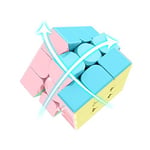 Moyu OJIN MoFang Jiaoshi Meilong Serisi Küp Meilong3 3x3x3 Küp Parlak Pembe Stickerless Cubing Sınıf Meilong Forsted Yüzey Bulmaca Küp Küp ile Küp Standı