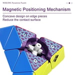 Moyu Weilong Pyraminx 2022, 48 Mıknatıslı Maglev Pyraminx Speed Cube Görünür Manyetizma Ayarlama Sistemi Esneklik Ayarlanabilir Hız Küpü Etiketsiz Üçgen Küp