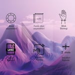 MP01 - Elips Bilek Destekli Mouse Pad | Konforlu, Kaymaz Taban, Ergonomik, Yumuşak, Ev,ofis (Siyah)