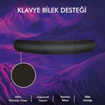 MP03 - Memory Klavye Bilek Destek Pedi | Yumuşak, Ergonomik, Klavye Önü El Bileği Dinlendirme Pedi - Seçenekler: Klavye Bilek Desteği, Fare Bilek Desteği...