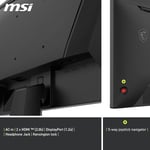 MSI 23.8 MAG 245F X24, Gaming Monitör, FHD, 16:9, Flat, Rapid IPS, 240Hz, 0.5ms (GtG Min.), FreeSync Premium