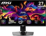 MSI 26.5 MAG 271QP QD-OLED X24, Gaming Monitör, WQHD, 16:9 Flat, QD-OLED, 240HZ, 0.03ms (GTG), Adaptive-Sync