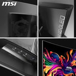 MSI 31.5 MPG 321CURX QD-OLED, Gaming Monitör, UHD, 16:9, Curve 1700R, QD-OLED, 240Hz, 0.03ms (GTG), G-SYNC Compatible