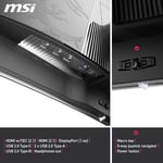 MSI 31.5 MPG 321CURX QD-OLED, Gaming Monitör, UHD, 16:9, Curve 1700R, QD-OLED, 240Hz, 0.03ms (GTG), G-SYNC Compatible