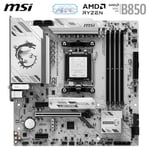 MSI B850M Gaming Plus WiFi 6E, Anakart, mATX, AM5 Soket, DDR5 8200MHz OC, HDMI DP, 2x M.2, 2.5G LAN