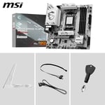MSI B850M Gaming Plus WiFi 6E, Anakart, mATX, AM5 Soket, DDR5 8200MHz OC, HDMI DP, 2x M.2, 2.5G LAN