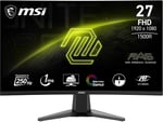 MSI MAG 27C6X 1ms 250Hz Adaptive-Sync VA Curved Full HD Gaming (Oyuncu) Monitör | VA 1920x1080 panel, 250Hz, 1ms, 1500R eğrilik, VESA uyumlu, HDMI, DisplayPort, Adaptive-Sync