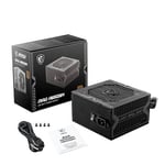 MSI MAG A650BN ATX PC güç kaynağı (650 Watt, modüler değil, 80 Plus Bronz, siyah)