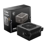 MSI MAG A650BN ATX PC güç kaynağı (650 Watt, modüler değil, 80 Plus Bronz, siyah)