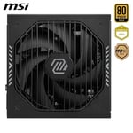 MSI MAG A850GLS PCIE5 Siyah 850W 80+ Gold Full Modüler Power Supply