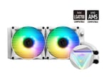 MSI MAG CORELiquid 240R V2 Beyaz (AIO CPU Sıvı Soğutucu, 240 Radyatör, Radyatör Pompası Tasarımı, 2 x 120 mm ARGB Fanlar, Intel 1151/1200/2066/1700, AMD AM4/AM2/AM3/FM2)