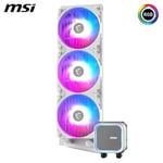 MSI MAG CoreLiquid A13 360 CPU soğutucu, sıvı, beyaz