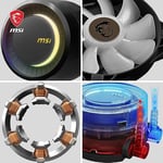 MSI MAG CoreLiquid E360 360mm Siyah İşlemci Sıvı Soğutucu - Seçenekler: 240 schwarz, 240 weiß, 360 schwarz, 360, K Serisi V2...