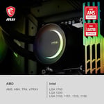 MSI MAG CoreLiquid E360 360mm Siyah İşlemci Sıvı Soğutucu - Seçenekler: 240 schwarz, 240 weiß, 360 schwarz, 360, K Serisi V2...