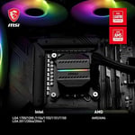 MSI MAG CoreLiquid M240 240mm Siyah İşlemci Sıvı Soğutucu - Seçenekler: 240 BLACK, 360 BLACK