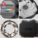MSI MAG CoreLiquid M240 240mm Siyah İşlemci Sıvı Soğutucu - Seçenekler: 240 BLACK, 360 BLACK