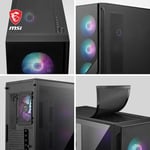 MSI MAG FORGE 320R AIRFLOW Temperli Cam 4x120mm ARGB Fan ATX Gaming Bilgisayar Kasası - Seçenekler: 320R hava akışı, 120 A, 321R hava akışı