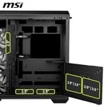 MSI MAG PANO 100R PZ Temperli Cam 3x120mm 1x120mm ARGB Fan ATX Panoramik Gaming Bilgisayar Kasası