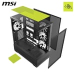 MSI MAG PANO 110R PZ TEMPERLI CAM 3X120MM 1X120MM ARGB FAN ATX PANORAMIK GAMING BILGISAYAR KASASI