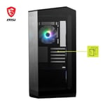 MSI MAG PANO M100R PZ TEMPERLİ CAM 3X120MM 1X120MM ARGB FAN MATX PANORAMİK GAMİNG BİLGİSAYAR KASASI