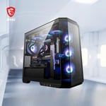 MSI MAG PANO M100R PZ TEMPERLİ CAM 3X120MM 1X120MM ARGB FAN MATX PANORAMİK GAMİNG BİLGİSAYAR KASASI
