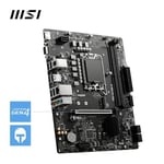 MSI MB PRO H610M-E SOKET 1700 DDR5 5600MHZ(OC) HDMI VGA M.2 USB3.2 1x 1G LAN mATX