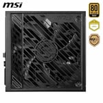 MSI MPG A1250GS PCIE5 1250W 80+ GOLD ATX 3.1 PCIE 5.1 2X 12V-2X6 POWER SUPPLY