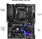 MSI Mpg B550 Gaming Plus AM4 DDR4 Bellek 4400(OC) HDMI DP M.2 USB3.2 RGB ATX, Siyah