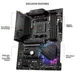 MSI Mpg B550 Gaming Plus AM4 DDR4 Bellek 4400(OC) HDMI DP M.2 USB3.2 RGB ATX, Siyah