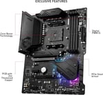 MSI Mpg B550 Gaming Plus AM4 DDR4 Bellek 4400(OC) HDMI DP M.2 USB3.2 RGB ATX, Siyah
