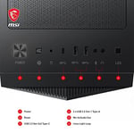 MSI MPG GUNGNIR 110R USB 3.2 Temperli Cam ATX Mid-Tower Gaming (Oyuncu) Kasa