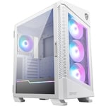 MSI MPG Velox 100R 4x120mm ARGB Fan Temperli Cam USB 3.2 Type-C ATX Mid-Tower Beyaz Gaming (Oyuncu) Kasa