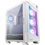 MSI MPG Velox 100R 4x120mm ARGB Fan Temperli Cam USB 3.2 Type-C ATX Mid-Tower Beyaz Gaming (Oyuncu) Kasa