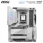 MSI MPG X870E EDGE TI WIFI AM5 DDR5 8400MHZ(OC) USB4 4x M.2 HDMI 5G LAN WIFI 7 RGB ATX
