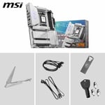 MSI MPG X870E EDGE TI WIFI AM5 DDR5 8400MHZ(OC) USB4 4x M.2 HDMI 5G LAN WIFI 7 RGB ATX