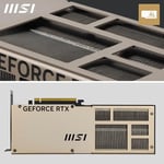 MSI NVIDIA GeForce RTX 5070 12G Inspire 3X OC 192 bit GDDR7 Oyun Grafik Kartı, 2557 MHz'e Kadar Frekans Artışı, PCIe Gen 5, DLSS 4, DP 2.1 x 3, HDMI 2.1 x 1, SFF Hazır