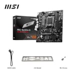 MSI PRO B650M-B DDR5 AMD B650 AM5 Soket DDR5 6800+(OC) MHz mATX Anakart