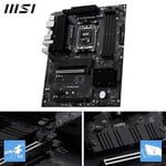 MSI PRO B850-S WIFI6E, AM5 Anakart, DDR5 8200MHz(OC), HDMI DP, 2x M.2, USB 10Gbps, 2.5G LAN, Wi-Fi 6E, ATX