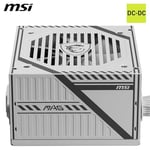 MSI PSU MAG A650BNL WHITE 650W 80+ BRONZE POWER SUPPLY