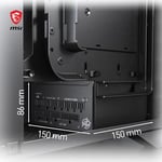MSI PSU MPG A1000G PCIE5 1000W 80+ GOLD POWER SUPPLY