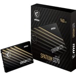 MSI SPATIUM S270 960GB 500-450 MB/s 2.5″ SATA3 SSD Disk